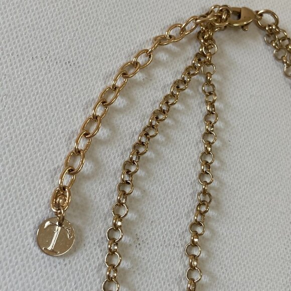 Talbots Gold Long Double-Strand Necklace - Picture 8 of 10